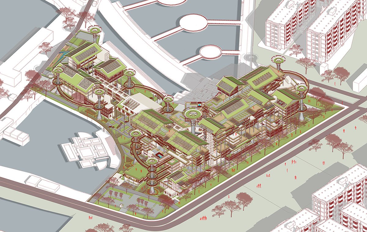 Nuswa Bhuvana: Biophilic Design for Regenerative Public Housing in Marunda | Architecture Thesis