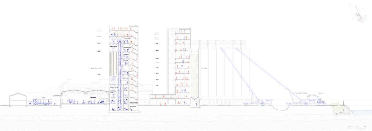The Lighthouse - From Waste to value: Regenerative Architecture for Ecological and Social Transformation in Barreiro | Architecture Thesis