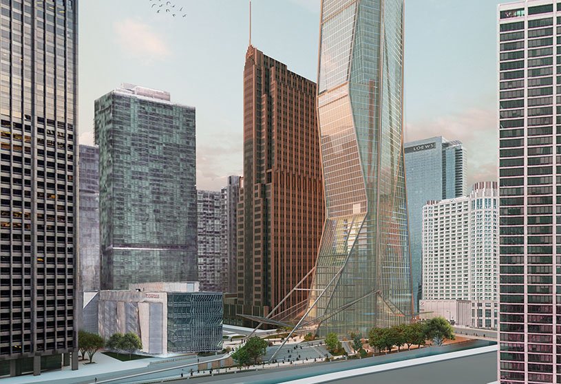The RIV: Mixed-Use Skyscraper on Chicago’s Riverwalk | Masters Design Thesis