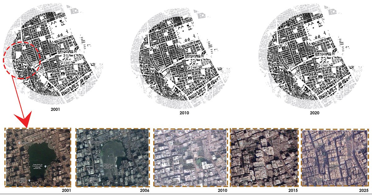 Rethinking The Urban Façade Of Mohammadpur Town Hall Bazaar: Connecting People, Place And Architecture | Bachelors Design Project