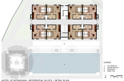 Hotel at Bodhgaya | SJK Architects