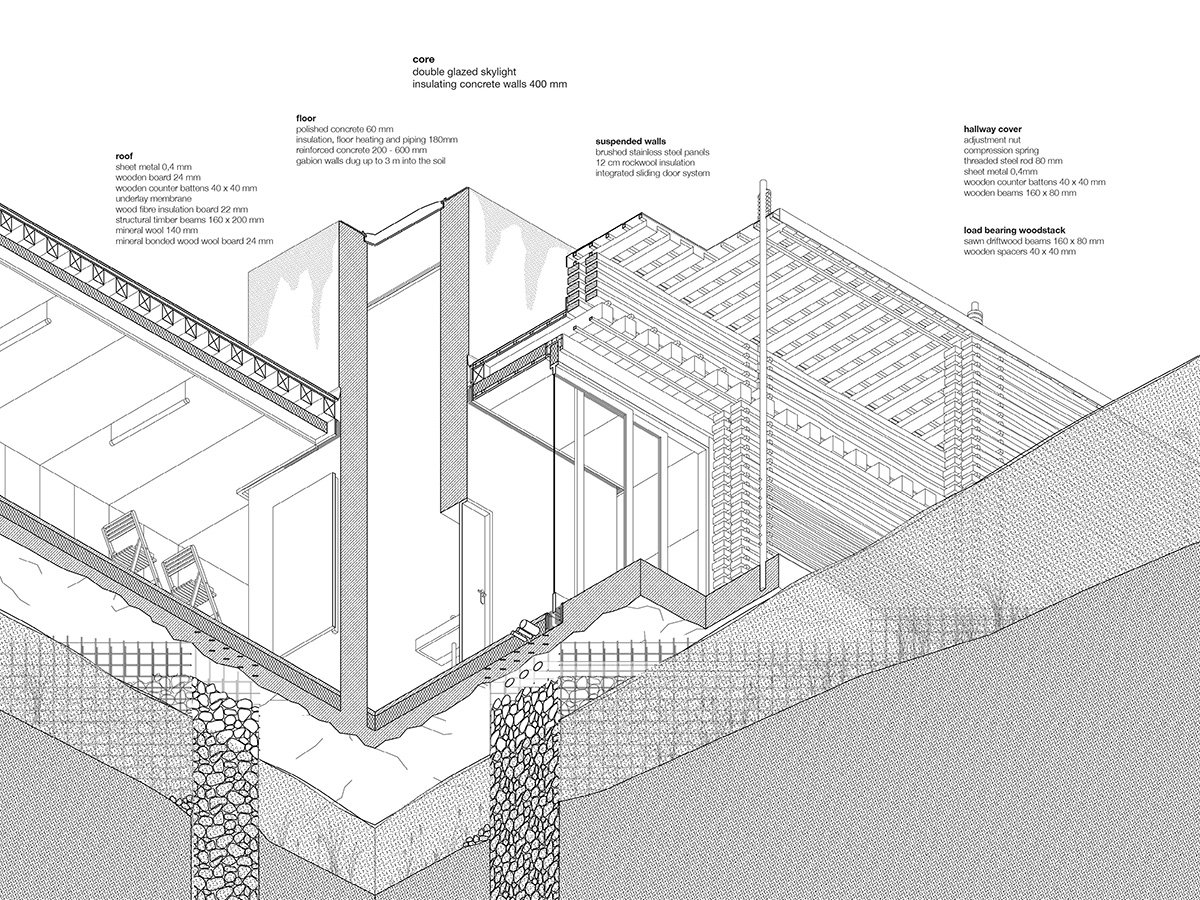The Fragile Mountain: Regenerative Architecture Engaging Erosion and Material Flows in the Alpine Landscape | Master’s Design Thesis