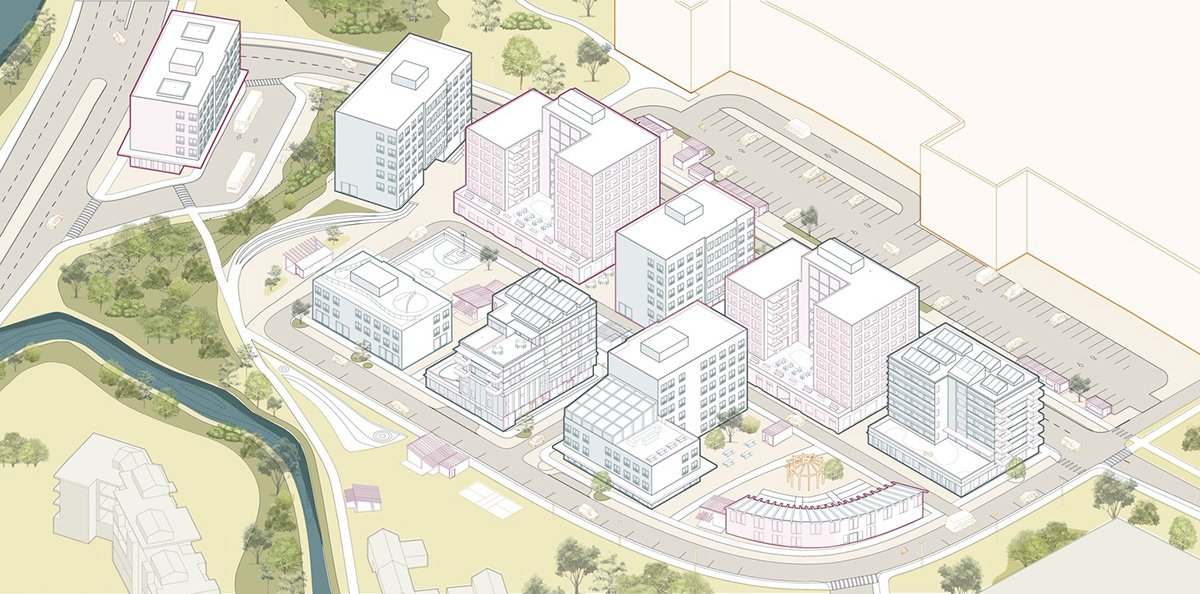 Commons by the Park: Activating Mutual Aid Networks | Bachelors Design Project on Mixed-Use Urban Development