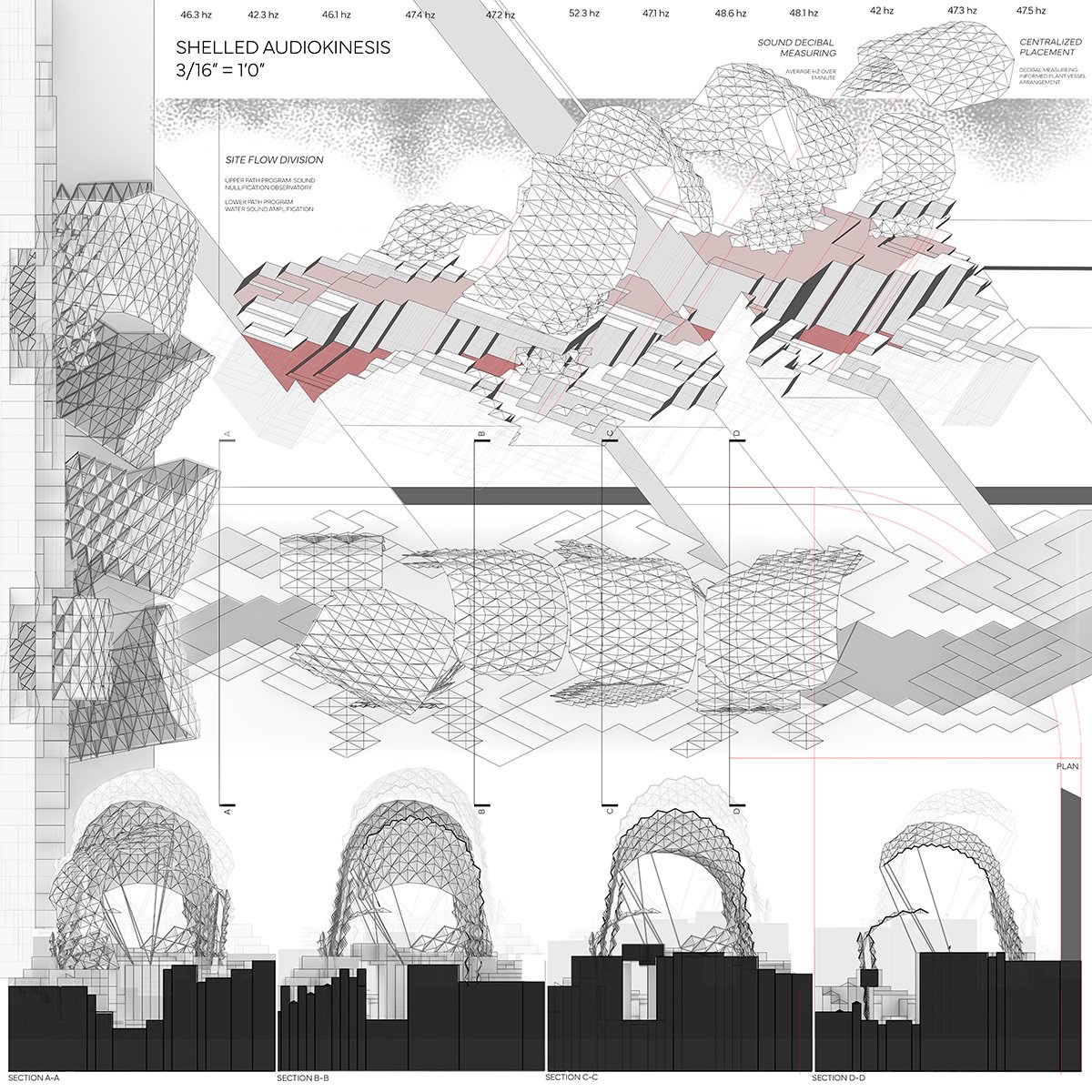Shelled Audiokinesis: Sensory Architecture and Acoustic Urban Design at Newtown Creek | Bachelor’s Design Project