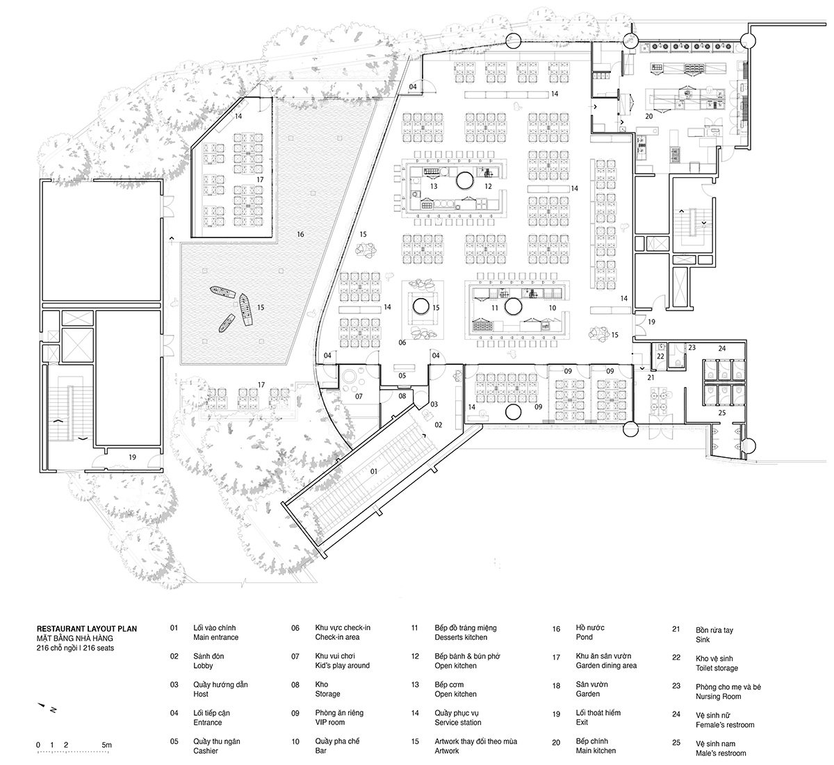 Lach ca lach cach Restaurant | MIA Design Studio