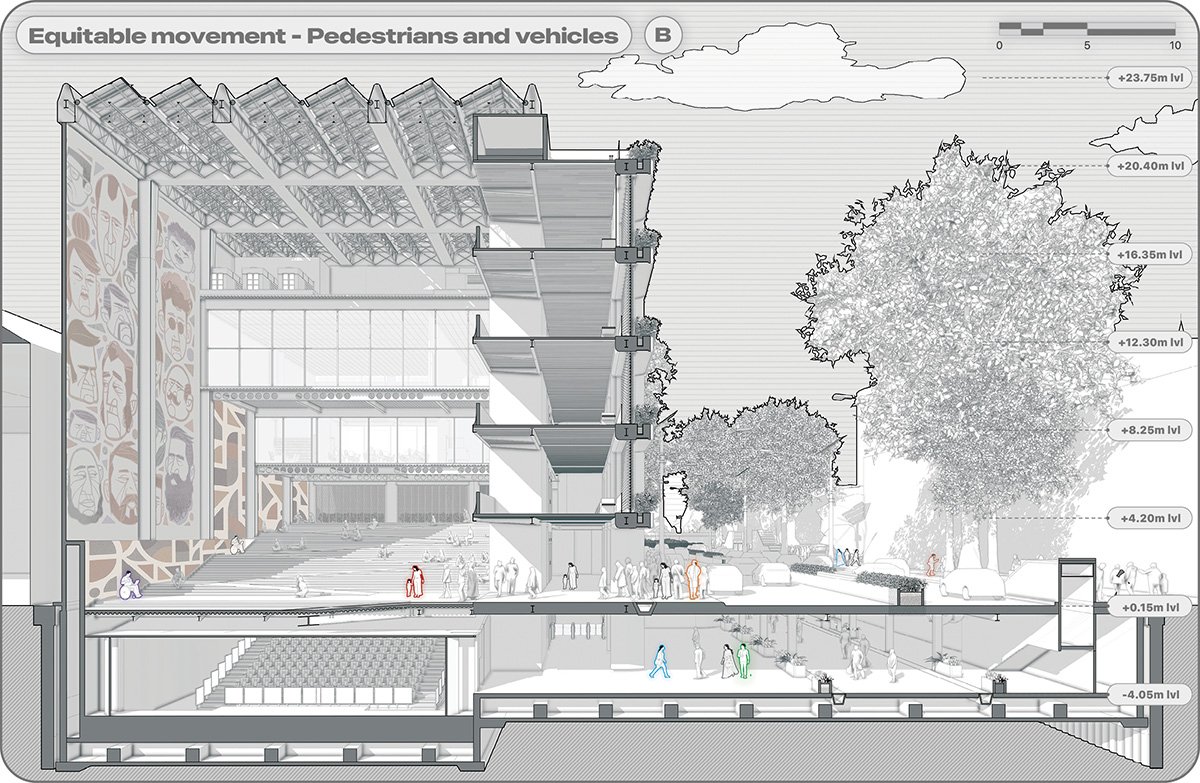 Assumptions to Inclusion – Rethinking the Social Datum: Inclusive Public Architecture for Everyday Urban Life in South Mumbai | Architecture Thesis on Urban Regeneration