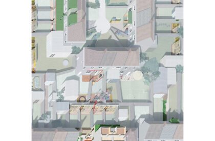 Dwelling Through Division: Reimagining the Party Wall as Social Infrastructure in Becontree, London | Masters Design Project