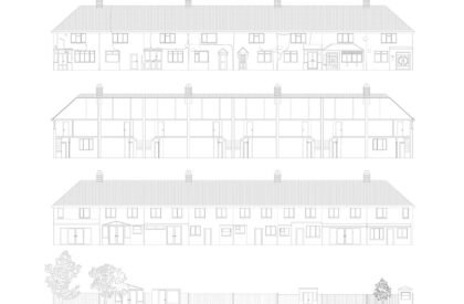 Dwelling Through Division: Reimagining the Party Wall as Social Infrastructure in Becontree, London | Masters Design Project