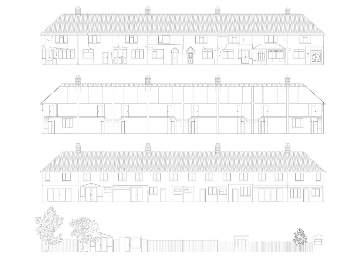 Dwelling Through Division: Reimagining the Party Wall as Social Infrastructure in Becontree, London | Masters Design Project
