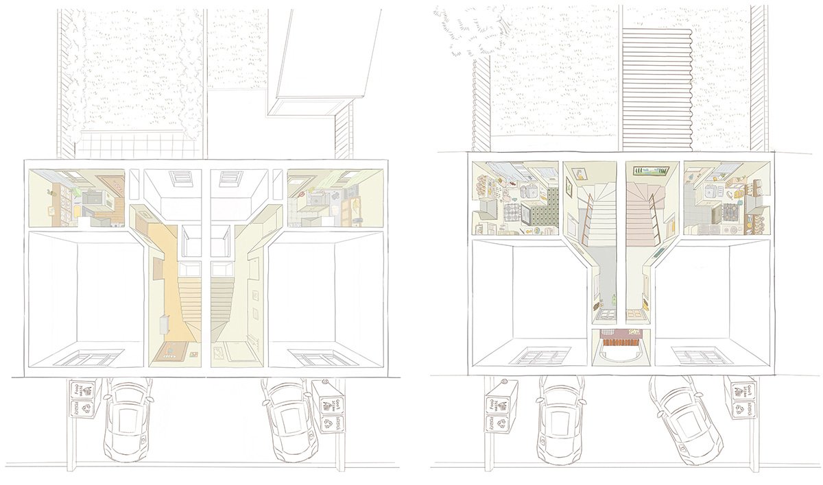 Dwelling Through Division: Reimagining the Party Wall as Social Infrastructure in Becontree, London | Masters Design Project