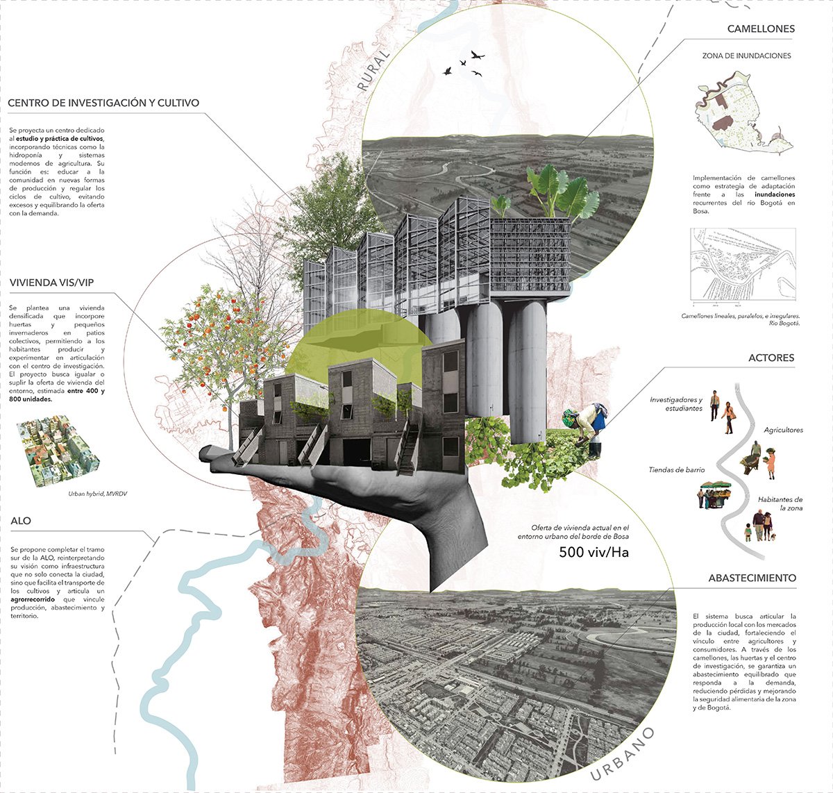 AGROHabitat: Reconnecting Housing, Agriculture, and Landscape at Bogotá’s Urban–Rural Edge | Bachelors Design Thesis