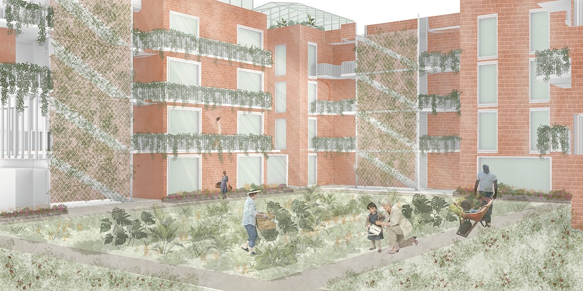 AGROHabitat: Reconnecting Housing, Agriculture, and Landscape at Bogotá’s Urban–Rural Edge | Bachelors Design Thesis