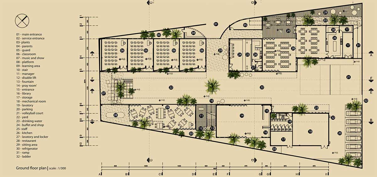 Event High School | Olay Architecture Studio