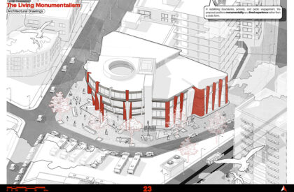 Monumentalism in an Urban Realm: Reviving Aurora Talkies as a Platform for Community and Cultural Exchange | Architecture Thesis