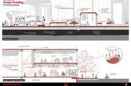 Monumentalism in an Urban Realm: Reviving Aurora Talkies as a Platform for Community and Cultural Exchange | Architecture Thesis