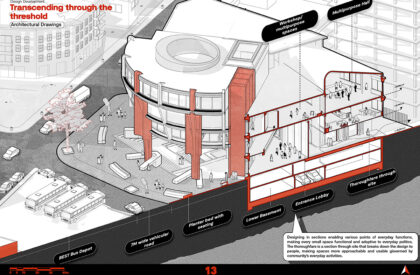 Monumentalism in an Urban Realm: Reviving Aurora Talkies as a Platform for Community and Cultural Exchange | Architecture Thesis