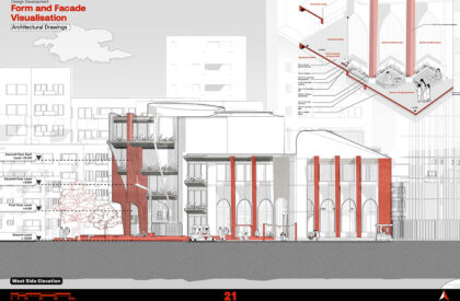 Monumentalism in an Urban Realm: Reviving Aurora Talkies as a Platform for Community and Cultural Exchange | Architecture Thesis