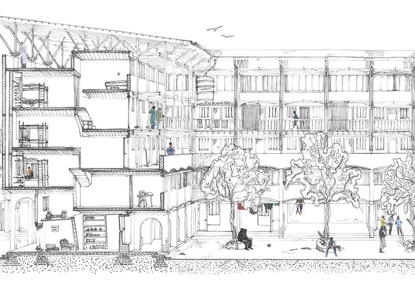 An Assembly of Livelihoods: Community-Based Housing for Climate Migrants in Bangladesh’s Rapidly Urbanising Cities | Masters Design Thesis