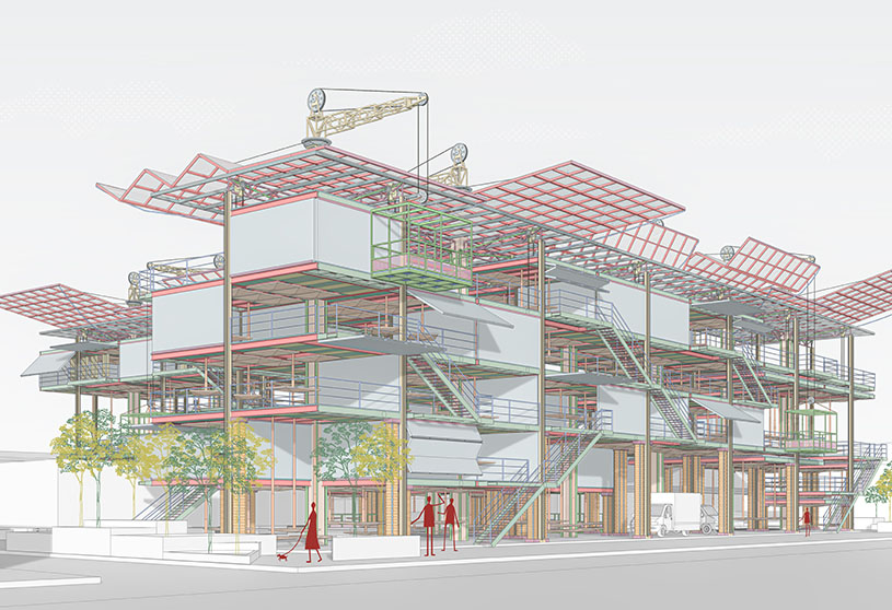 Architecture as a Machine: Towards Adaptive and Responsive Architecture Through Mechanism and Modularity | Masters Design Thesis