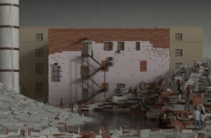 Granular Materials Embassy: Reframing Urban Decay and Material Agency in Moscow’s Transforming Fabric | Bachelors Design Thesis