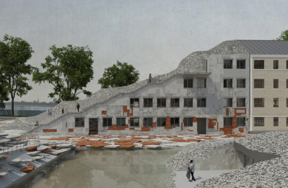 Granular Materials Embassy: Reframing Urban Decay and Material Agency in Moscow’s Transforming Fabric | Bachelors Design Thesis