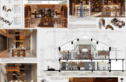 The Warm Continuum: Where Space, Food, & People Come Together (Casual Social Dining) | Bachelors Design Project on Hospitality Interior Design