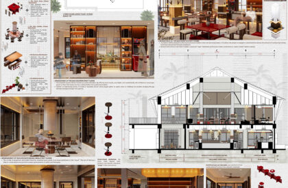The Warm Continuum: Where Space, Food, & People Come Together (Casual Social Dining) | Bachelors Design Project on Hospitality Interior Design