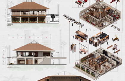 The Warm Continuum: Where Space, Food, & People Come Together (Casual Social Dining) | Bachelors Design Project on Hospitality Interior Design