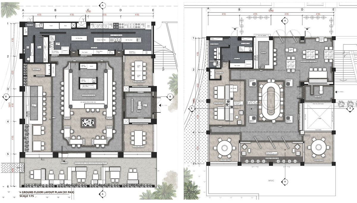 The Warm Continuum: Where Space, Food, & People Come Together (Casual Social Dining) | Bachelors Design Project on Hospitality Interior Design