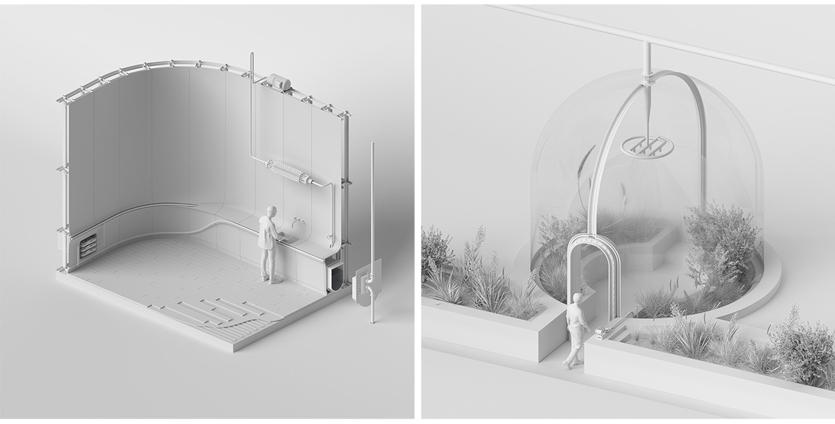 Living Data Center: Transforming Data Infrastructure into Energy-Positive Living Environments | Masters Design Project on Speculative Architecture