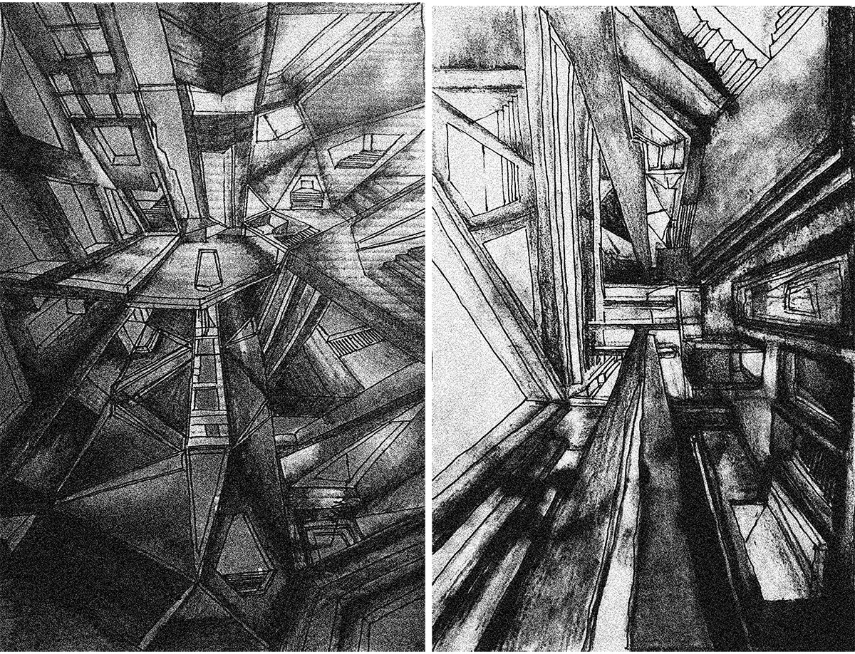 A Tale of the Twin Cities: The Silent Music of Space and Form | Bachelors Design Thesis on Cultural Architecture
