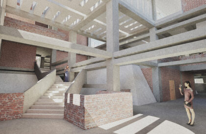 A Tale of the Twin Cities: The Silent Music of Space and Form | Bachelors Design Thesis on Cultural Architecture