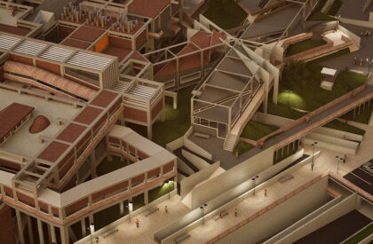 A Tale of the Twin Cities: The Silent Music of Space and Form | Bachelors Design Thesis on Cultural Architecture