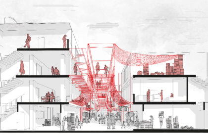 Barrio Mercado Cuidador: New System Of Elevated Walkways And Equipment For The Community Of The North Lima Producers' Market | Architecture Thesis on Urban Regeneration