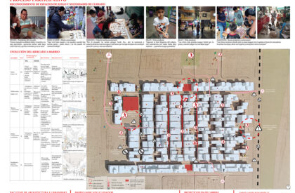 Barrio Mercado Cuidador: New System Of Elevated Walkways And Equipment For The Community Of The North Lima Producers' Market | Architecture Thesis on Urban Regeneration
