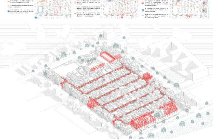 Barrio Mercado Cuidador: New System Of Elevated Walkways And Equipment For The Community Of The North Lima Producers' Market | Architecture Thesis on Urban Regeneration