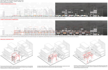 Barrio Mercado Cuidador: New System Of Elevated Walkways And Equipment For The Community Of The North Lima Producers' Market | Architecture Thesis on Urban Regeneration