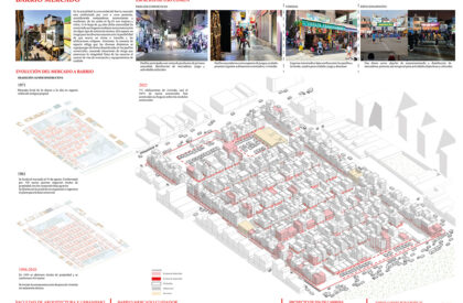 Barrio Mercado Cuidador: New System Of Elevated Walkways And Equipment For The Community Of The North Lima Producers' Market | Architecture Thesis on Urban Regeneration