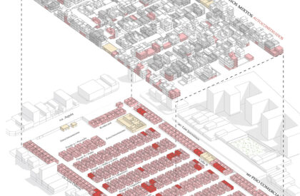 Barrio Mercado Cuidador: New System Of Elevated Walkways And Equipment For The Community Of The North Lima Producers' Market | Architecture Thesis on Urban Regeneration