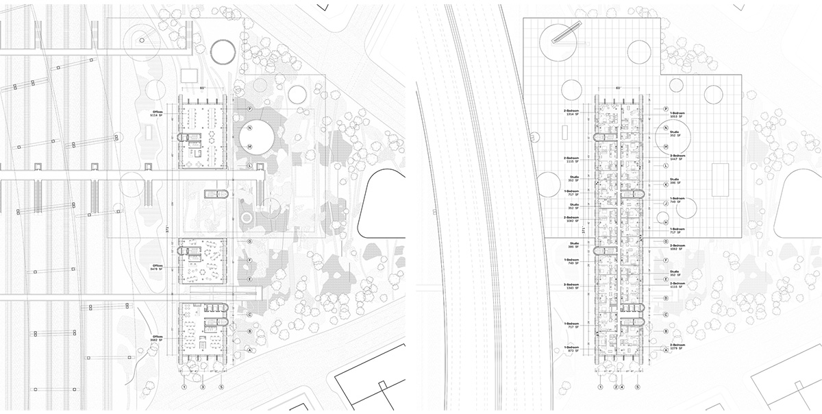 Sullivan Square Station: Integrating Housing and Transit Infrastructure Through Monumental Civic Space | Masters Design Project