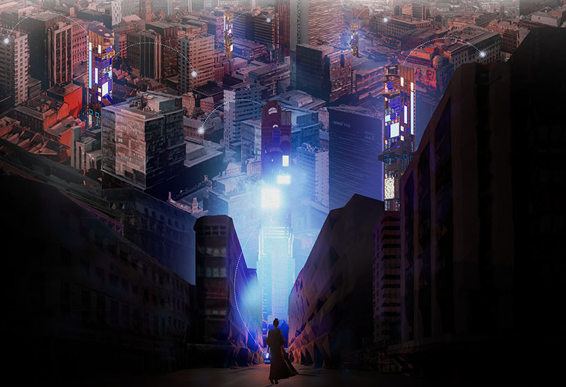 Delirious Manchester – Automonument 2040: Reclaiming the Cancelled HS2 Site Through Speculative Architecture | Bachelors Design Project