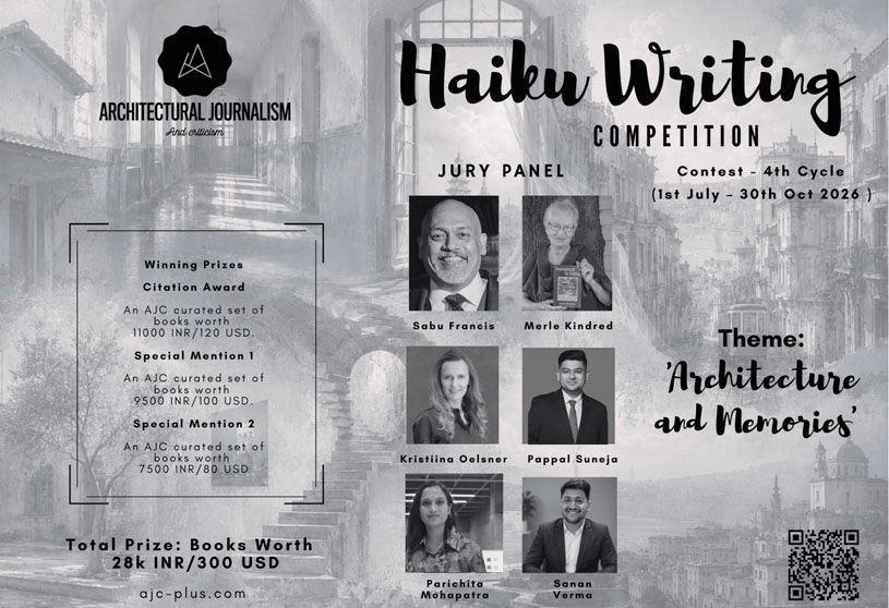 Architectural Haiku Writing Contest, 4th Cycle: Architecture and Memories | Writing Competition