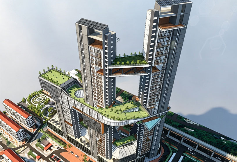 Melati Horizon: Reimagining Mixed-Use Development Through Elevated Civic and Cultural Spaces | Masters Design Project