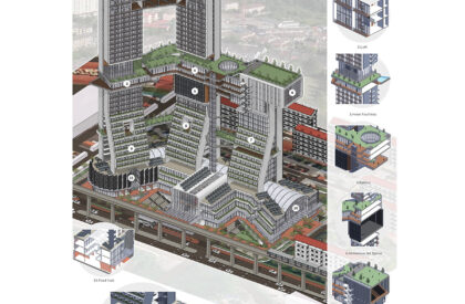 Melati Horizon: Reimagining Mixed-Use Development Through Elevated Civic and Cultural Spaces | Masters Design Project