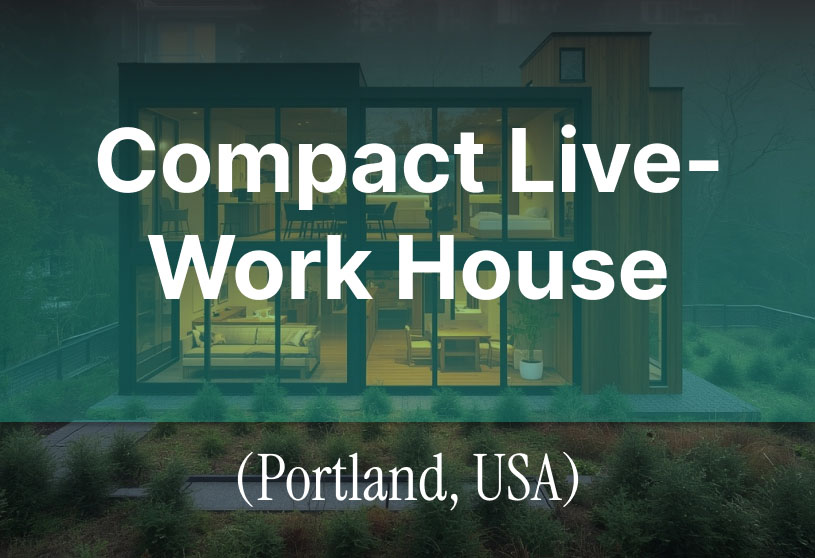 Compact Live-Work House (Portland, USA) | Open Competition