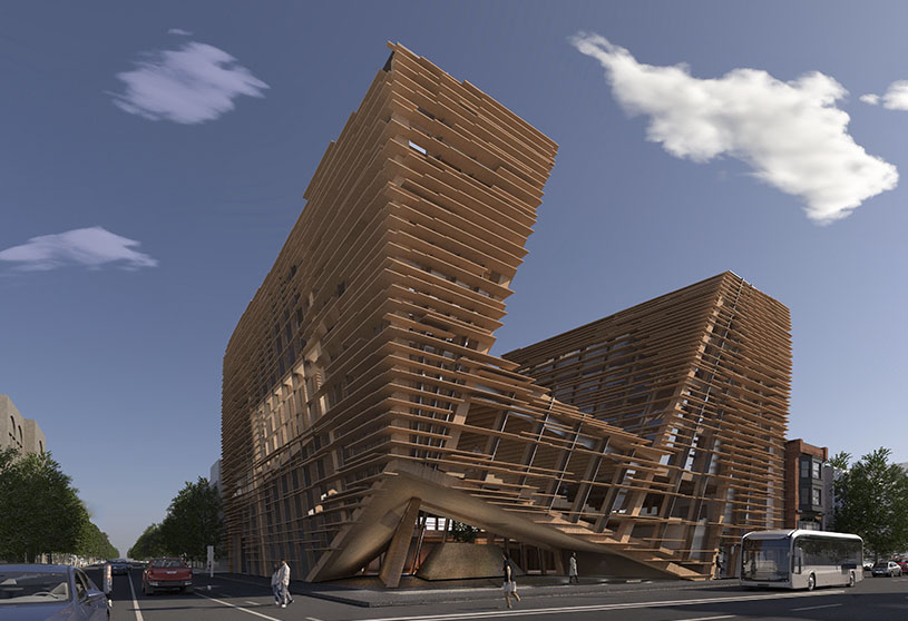 Timber Living Complex: Exploring Mass Timber as a Framework for Urban Housing | Bachelors Design Project