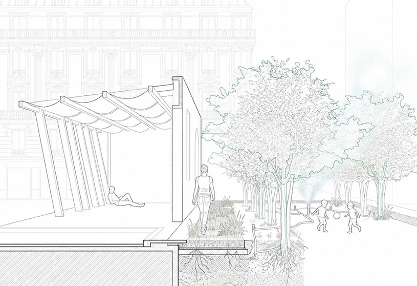 The Breathing City: Mitigating Urban Heat Through Climate-Responsive Environmental Design | Masters Design Project