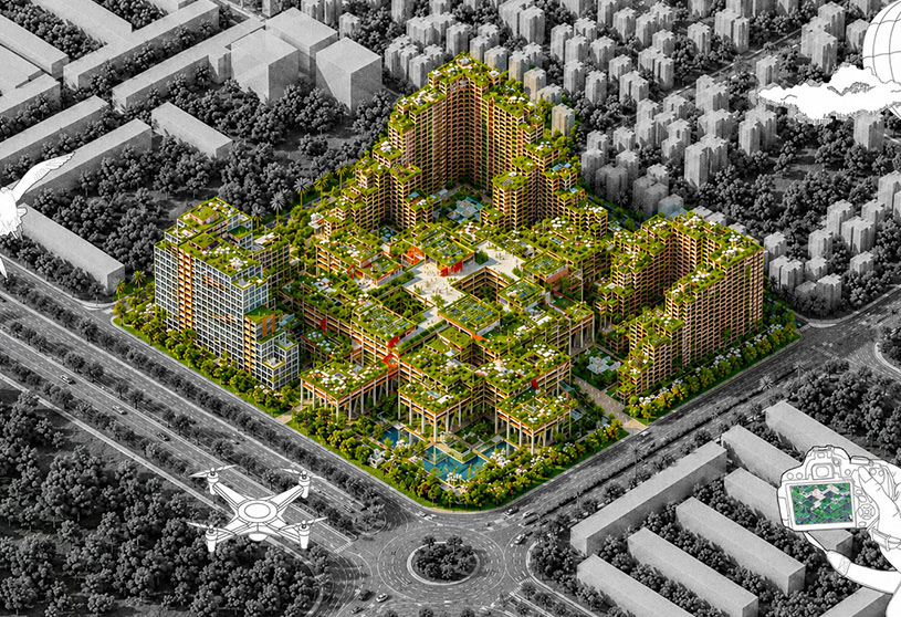 Healing Patch: Advancing Regenerative Architecture Towards Carbon-Negative Cities | Bachelors Design Thesis