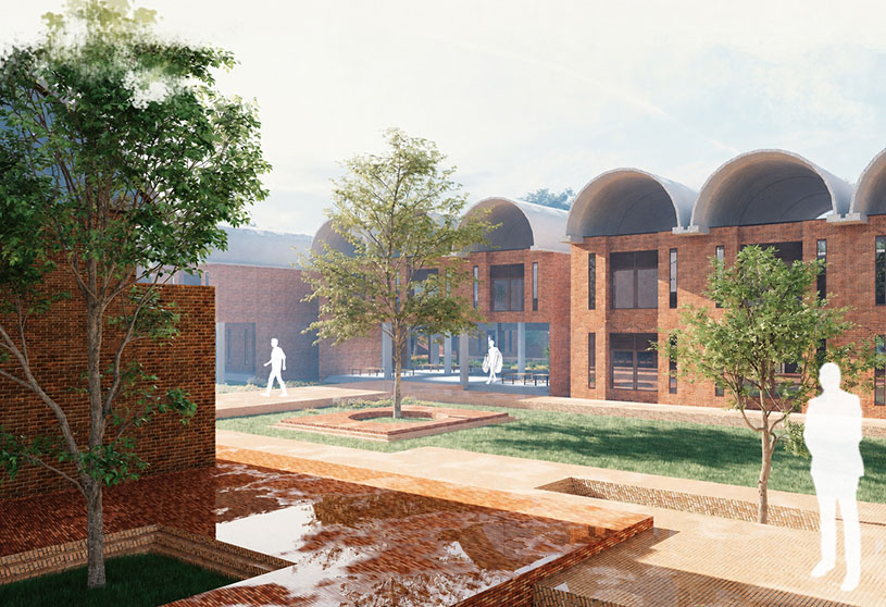 Revival of Muslin: Weaving Tradition and Innovation Through A Research and Training Hub | Bachelors Design Thesis on Cultural Architecture