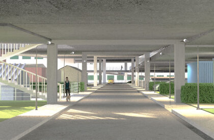 Up the Street: Reimagining Los Angeles Housing Through Vertical Neighborhoods | Architecture Thesis